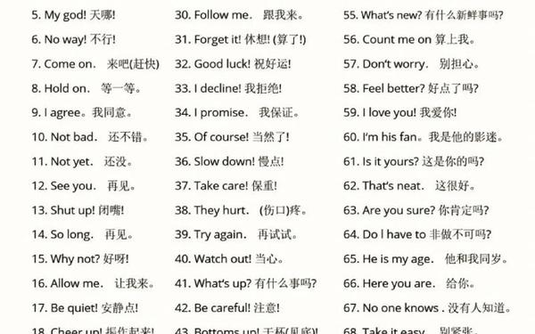 1000句经典英语口语;一天5句英语口语