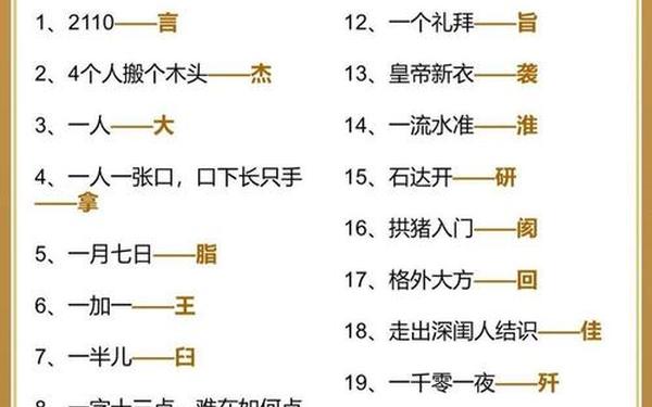 儿童谜语大全及答案100个(小学生谜语大全及答案100个)