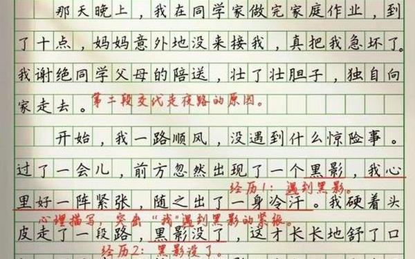 一个人走夜路满分作文 一个走夜路350字可抄