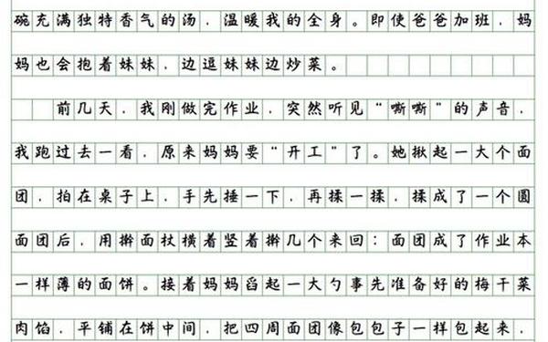 家庭大杂烩作文集锦—家庭大杂烩作文集锦经典说说