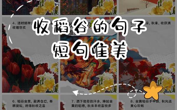 描写秋天丰收的句子,描写秋天果实成熟的句子