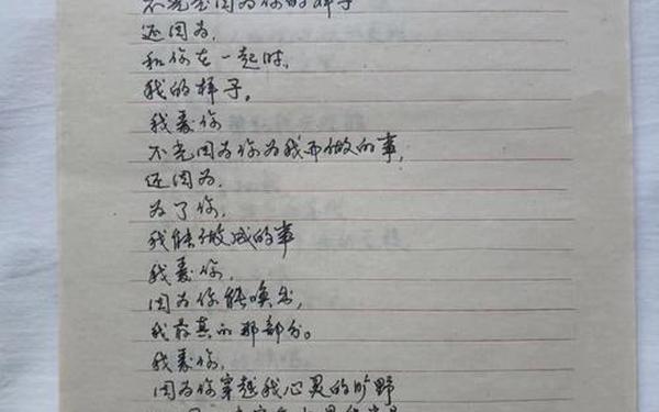爱是什么诗歌 《爱》现代诗
