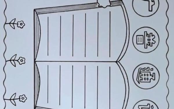 推广普通话手抄报模板(推广普通话100幅图画)