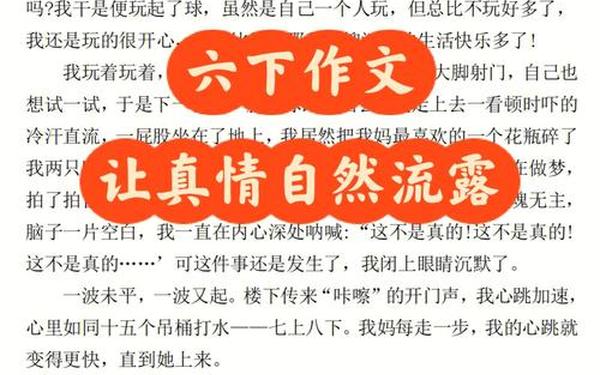 人教版六年级下册语文第四单元作文 让真情自然流露600字六年级