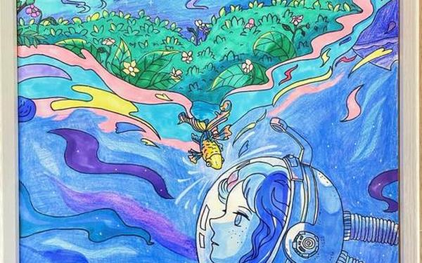14年级一等奖环保画;环保画最漂亮第一名