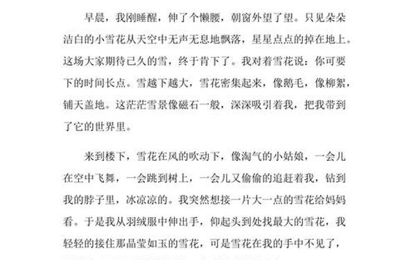 假期见闻作文 寒假见闻800字