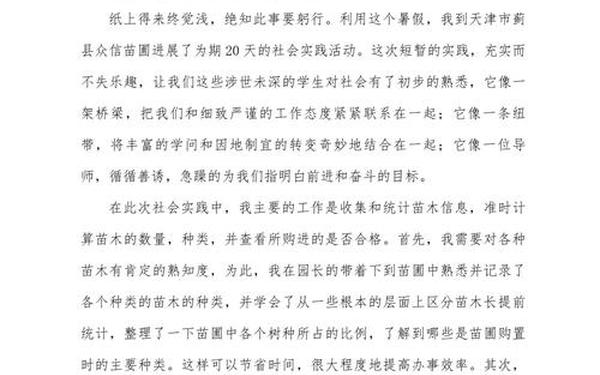 暑期实践心得体会(假期实践感悟)