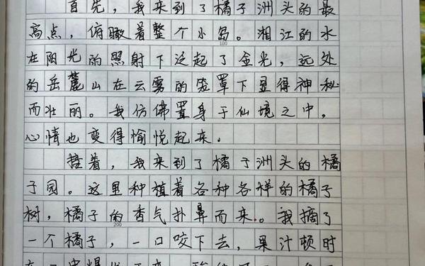 湘江北去观后感_橘子洲头观后感