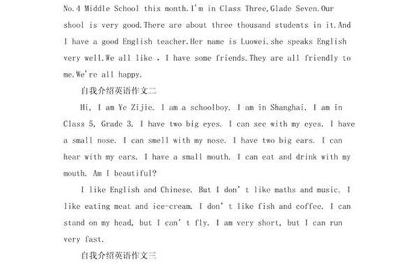求职英语自我介绍-3一5句职场英语自我介绍