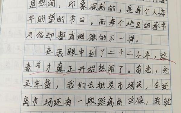以春节为题写一篇作文,春节题材的作文
