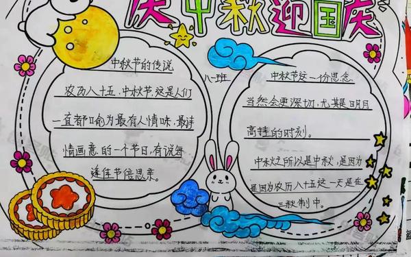 庆中秋迎国庆手抄报内容大全—庆国庆七十周年的手抄报内容