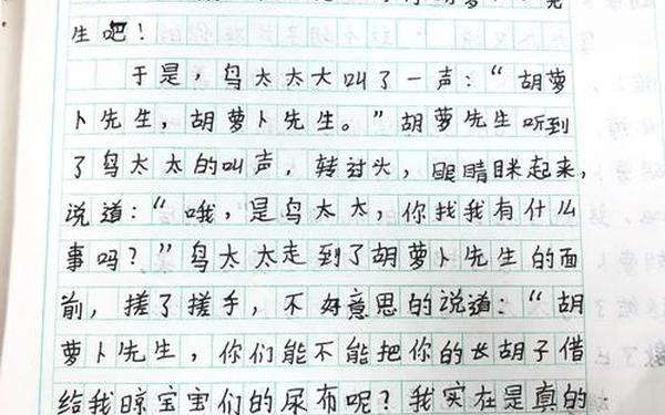 胡萝卜先生的长胡子后续故事(三年胡萝卜的胡子续写)