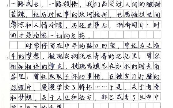 作文素材摘抄优美句子,以治愈为主题的作文