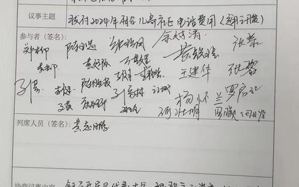 会议记录模板样本-会议记录表(通用版)