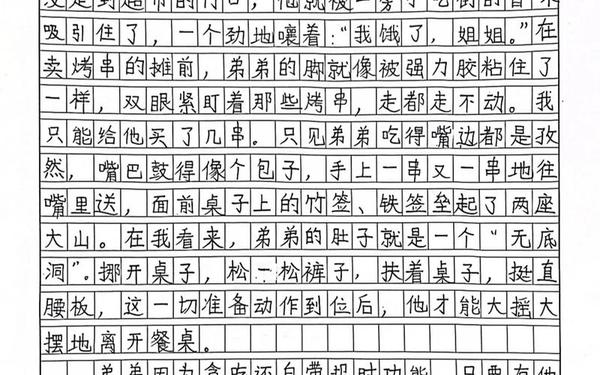 优秀作文400字小学—五年级下册语文作文四百字