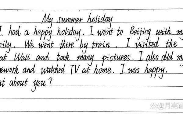 myholiday英语作文_My holiday5句话
