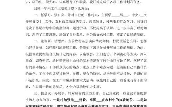 新农村指导员总结—农村指导员工作情况汇报