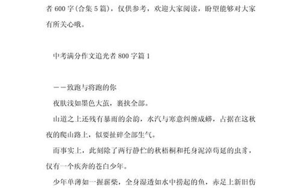 优秀作文600字初中满分-20篇优秀作文600字