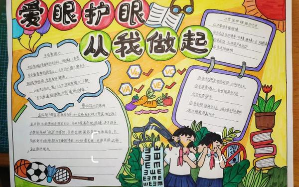 爱眼手抄报内容,爱护眼睛的简介50字左右