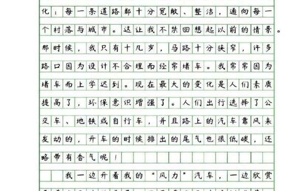 20年后的家乡作文300字_未来的家乡300字