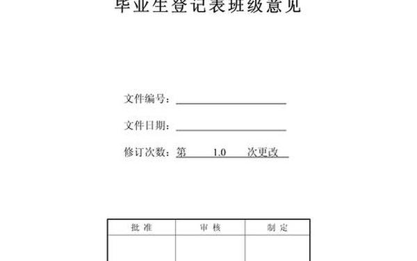 毕业生登记表班级意见 毕业班级意见怎么写