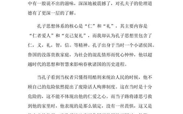 孔子电影影评-电影《孔子》观后感