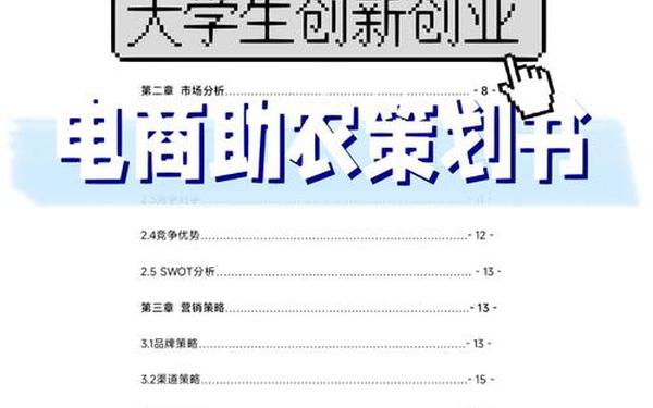 创业计划模板—大学生创新创业项目计划书