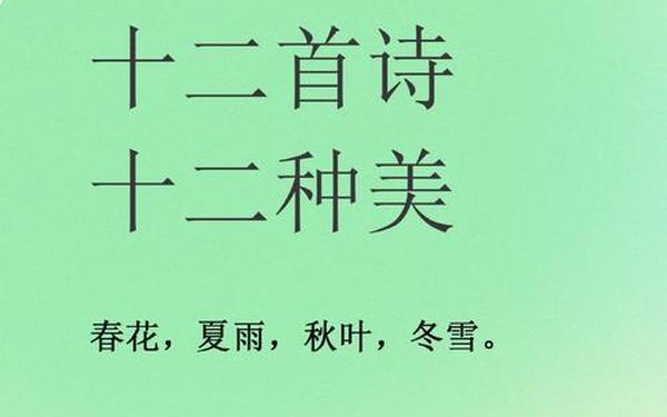 12.9诗歌 赞美十二月的诗歌