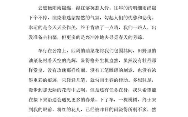 一年级清明节日记50字(一年级端午节日记50字)