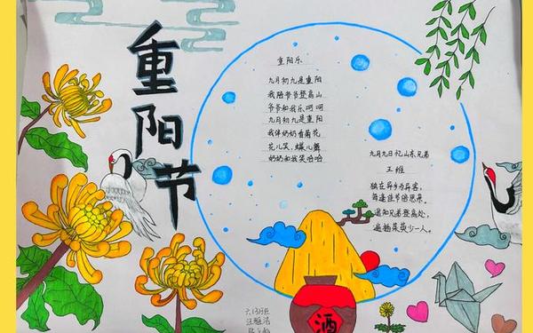 重阳节手抄报内容-节日的来历手抄报