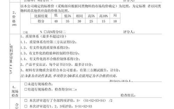 合格供应商管理制度、评估供应商的五大指标 合格供应商管理制度、评估供应商的五大指标