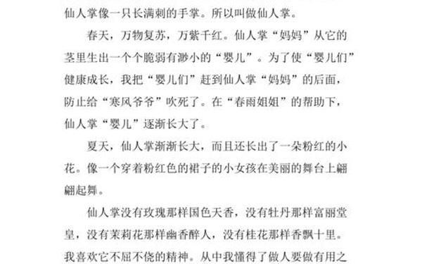 借物喻人的作文400字,借物喻人的作文 特点