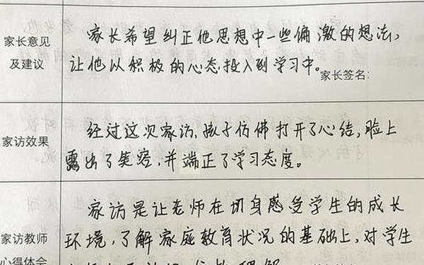 小学教师家访手记;家访手记范文100篇