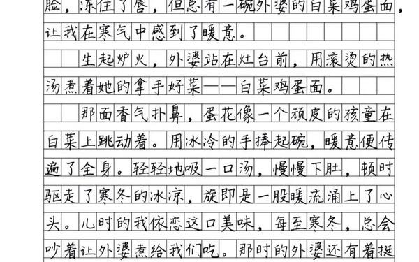 中考满分作文范文_中考满分作文12篇