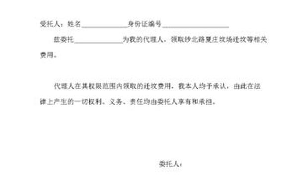 个人授权委托书格式—个人委托书手写模板