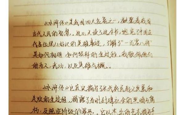 水浒传读后感100字,水浒传感悟50到100字