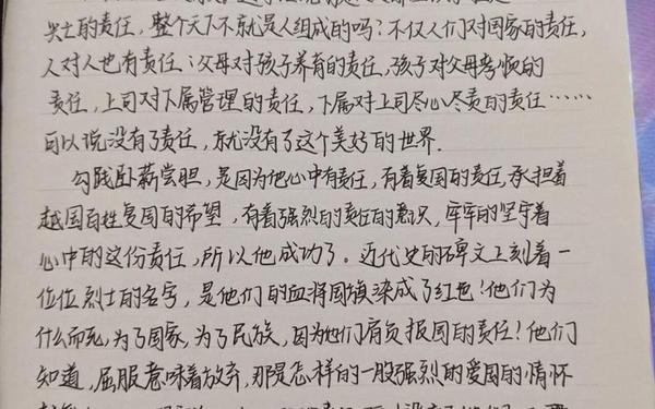 关于责任的议论文_责任议论文600字初三