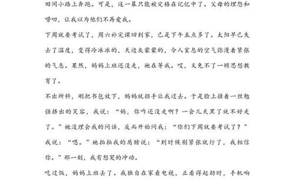 关于往事的作文;幸福从未走远作文600字