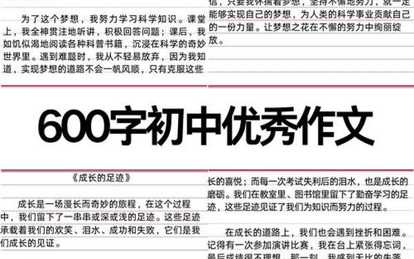 初二作文1000字优秀作文—八年级优秀作文600字记叙文