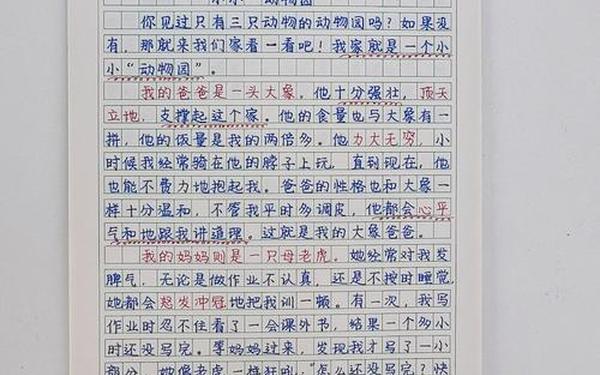 小小动物园四年级作文400字-动物园作文四年级12篇