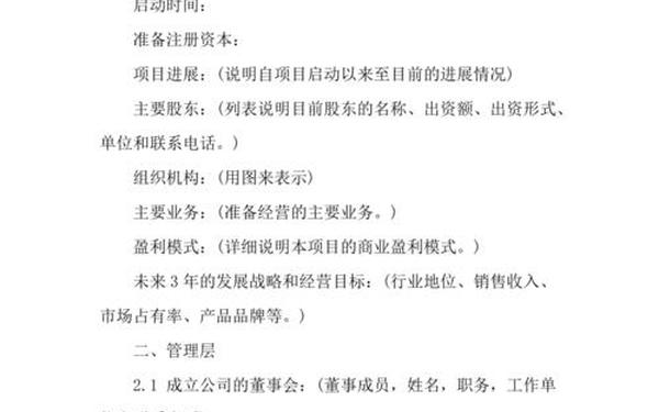 syb创业计划书模板_创业计划书模板免费