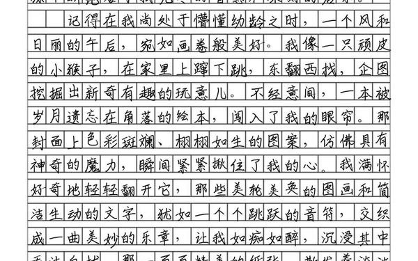 关于书的作文;书作文500字范文
