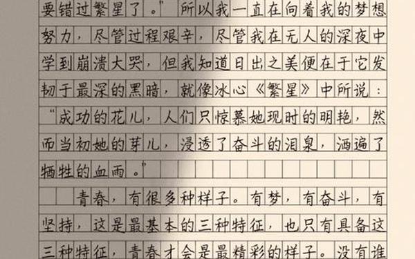 高考满分作文优秀—高考优秀作文800字