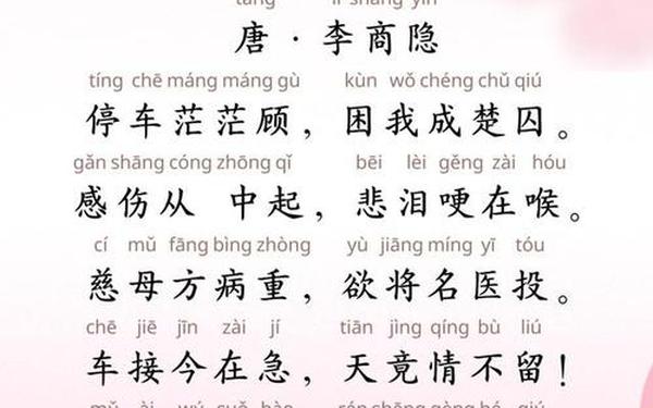 感恩母亲的诗句古诗(表示母爱的古诗词)
