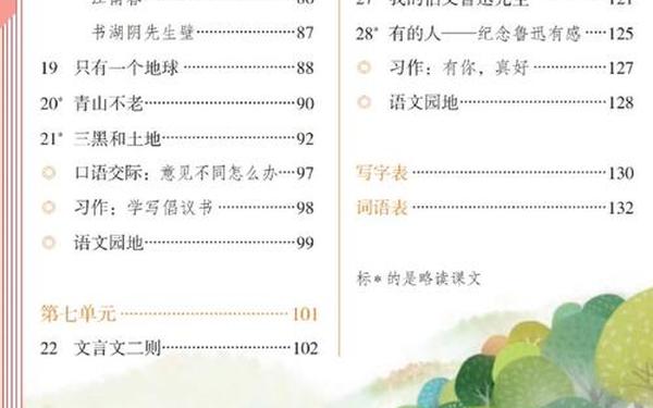 2023最新版六年级上册电子书(六年级语文下册部编版)