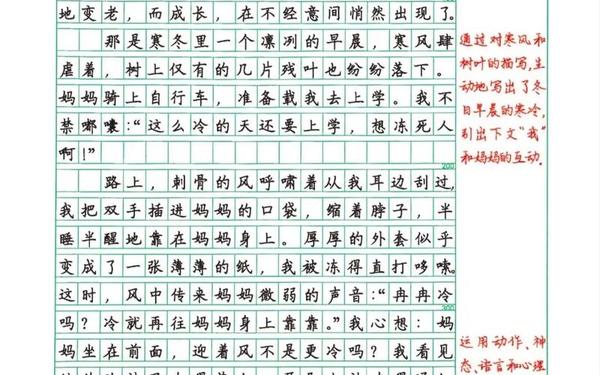 成长作文500字免费_作文《那一刻,我长大了》