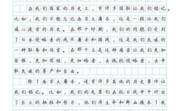 九一八事变的作文、九·一八事变演练作文