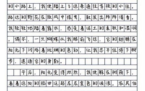 乡间小路作文—乡下的小路作文100字