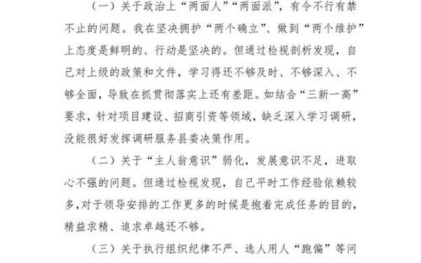 不忘初心牢记使命检视剖析材料 个人对照检查材料问题根源剖析
