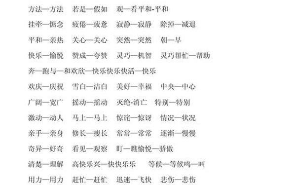 朴素的反义词是什么—朴素近义词和反义词